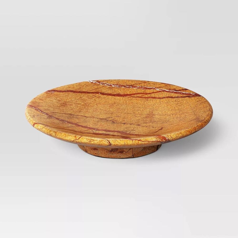Threshold NWT Marble Fruit Bowl